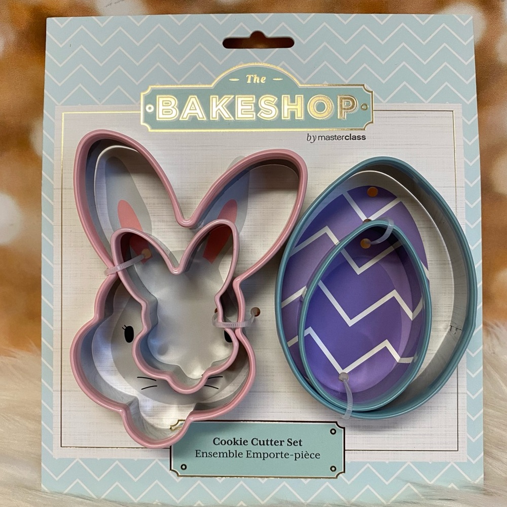 Get Ready for Easter with The Bakeshop Bunny And Egg Cookie Cutter Set